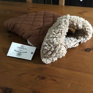 Faux Suede and Sherpa Dog Jacket